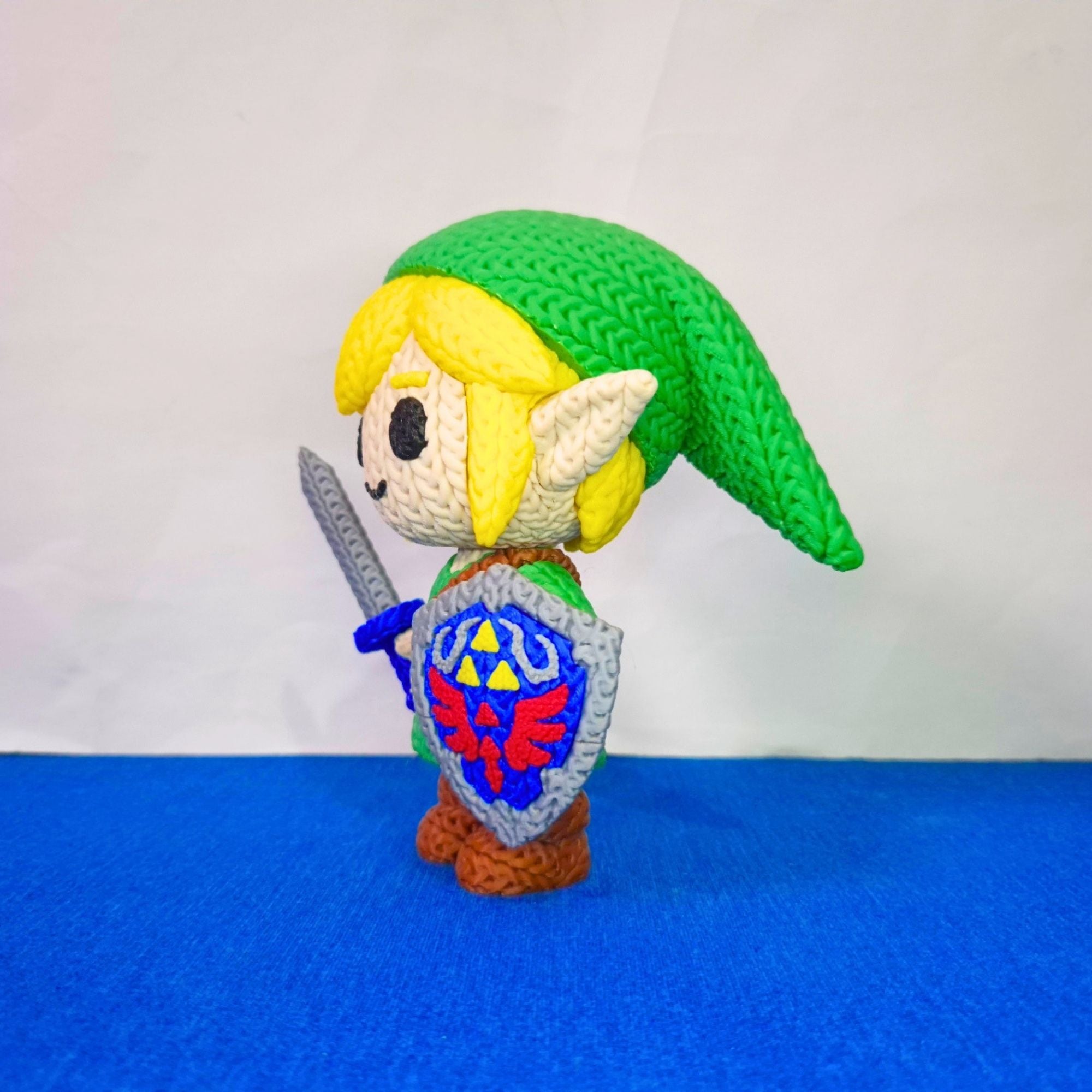 Link + Zelda - Figuras Crochet 3D